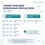Опубликован августовский график выездов мобильных бригад ЯРКБ