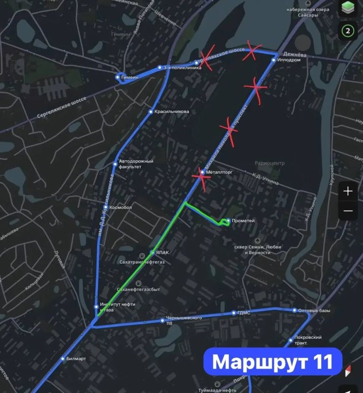 На проспекте Михаила Николаева в Якутске с 10 по 17 августа будет прекращено движение транспорта на участке пересечения с Сергеляхским шоссе и улицей Дежнева На проспекте Михаила Николаева в Якутске с 10 по 17 августа будет прекращено движение транспорта на участке пересечения с Сергеляхским шоссе и улицей Дежнева