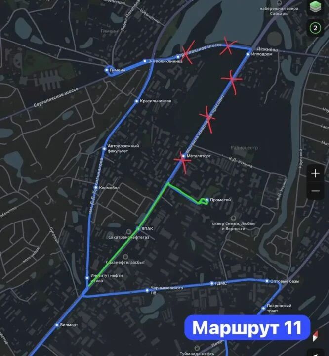 В Якутске временно ограничат движение по проспекту Михаила Николаева В Якутске временно ограничат движение по проспекту Михаила Николаева