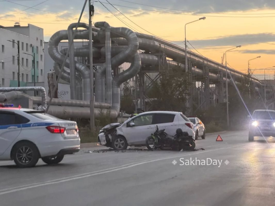 Вилюйский тракт: ДТП с мотоциклистом Вилюйский тракт: ДТП с мотоциклистом