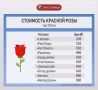 Сравнение цен на красную розу в Якутске
