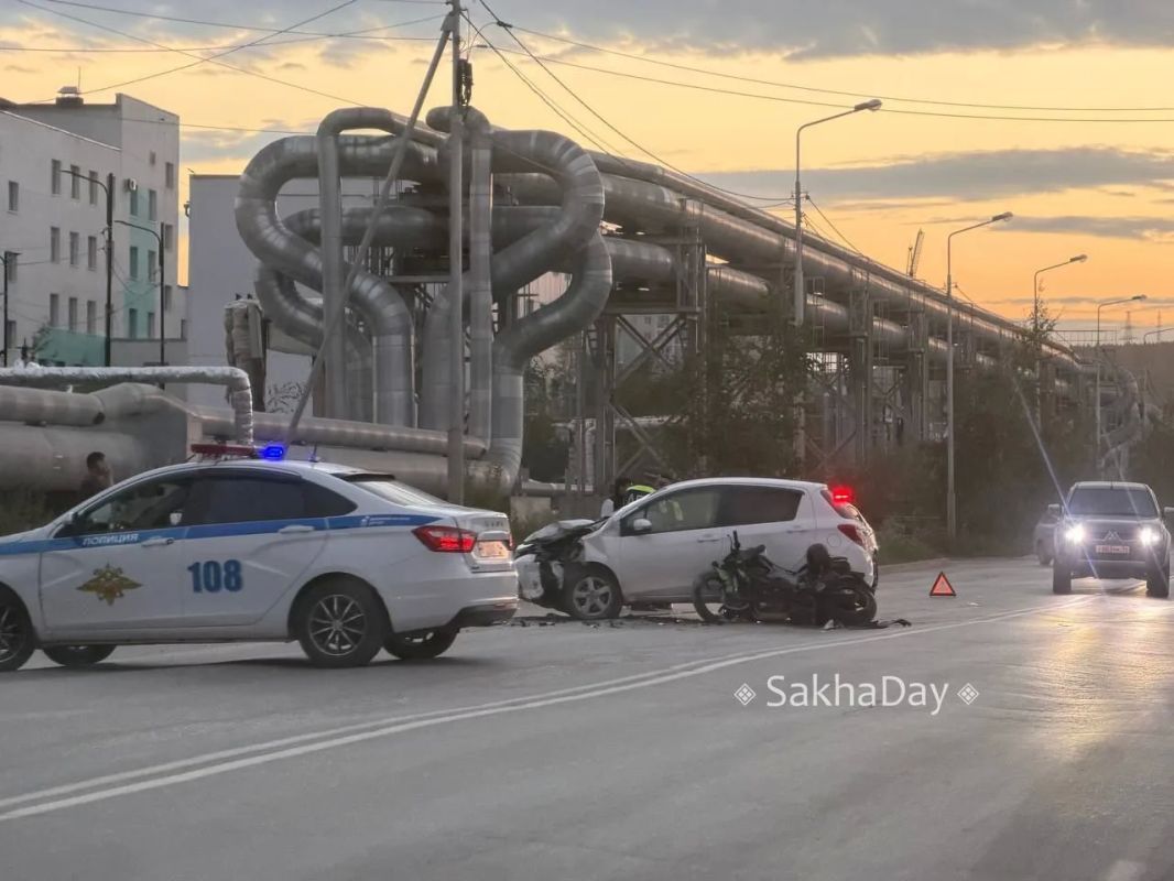 Вилюйский тракт: ДТП с мотоциклистом Вилюйский тракт: ДТП с мотоциклистом