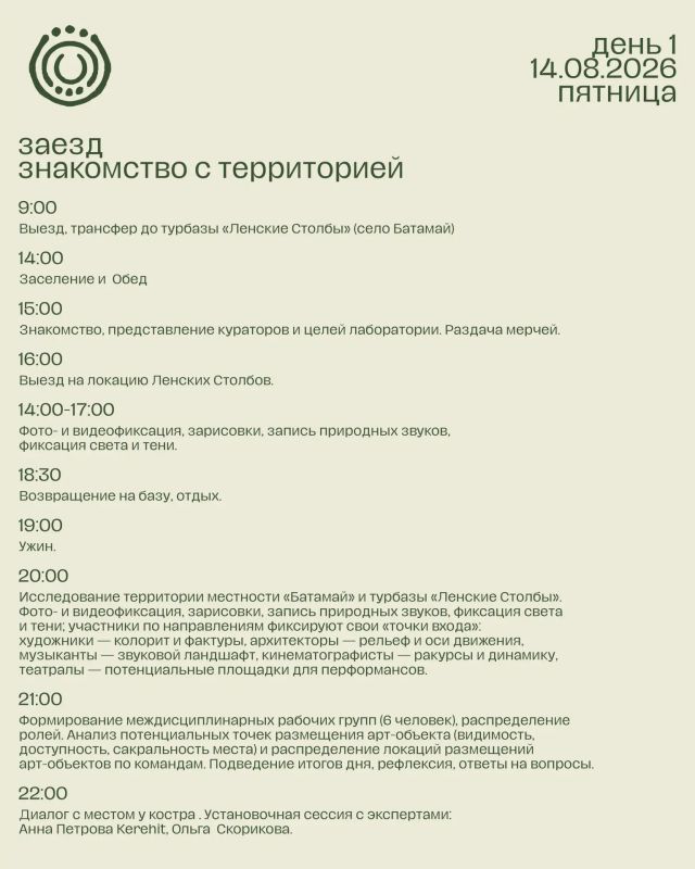 Артлаборатория Биеннале «ИИТ»: 5 дней искусства, ландшафта и бережного диалога с территорией Артлаборатория Биеннале «ИИТ»: 5 дней искусства, ландшафта и бережного диалога с территорией
