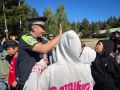 В Якутске полицейские и общественники в рамках акции «Каникулы с Общественным советом» научили школьников правилам дорожной безопасности