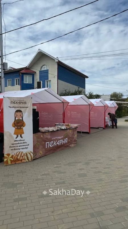 Сегодня на Талом озере центр «Мой бизнес» организовал малую ярмарку «Сделано в Якутии».