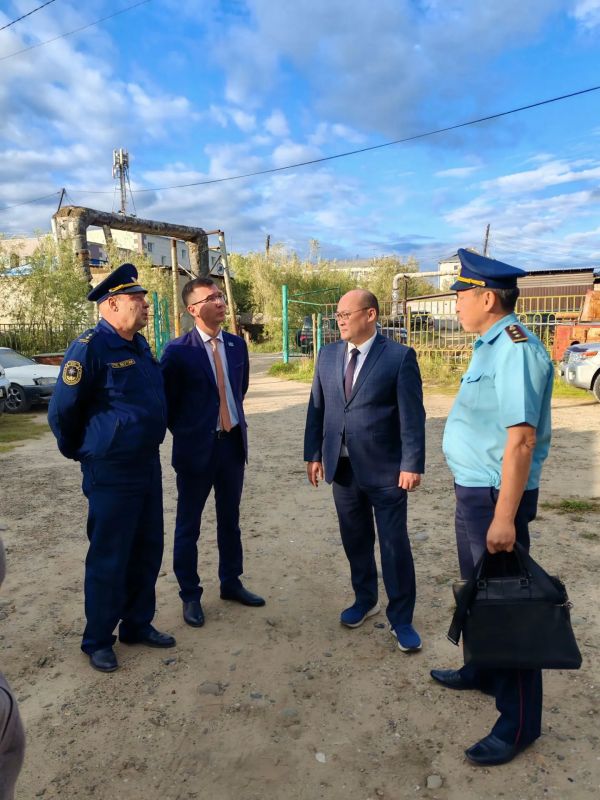 Рабочий выезд в ПЧ-12 п. Жатай Рабочий выезд в ПЧ-12 п. Жатай