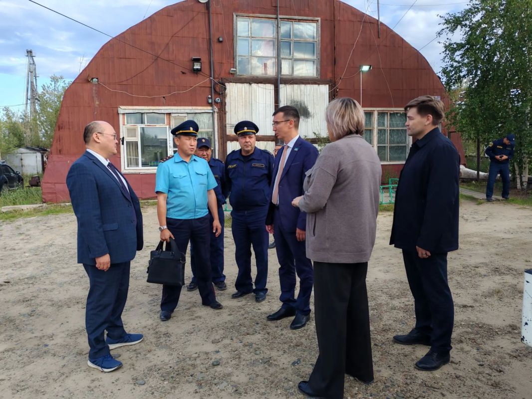Рабочий выезд в ПЧ-12 п. Жатай
