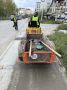 В рамках санитарной очистки проводится работа по уборке тротуаров подрядной организацией