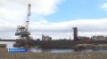 В бухте морского порта Тикси проводятся работы по удалению затонувших судов в рамках национального проекта "Генеральная уборка"