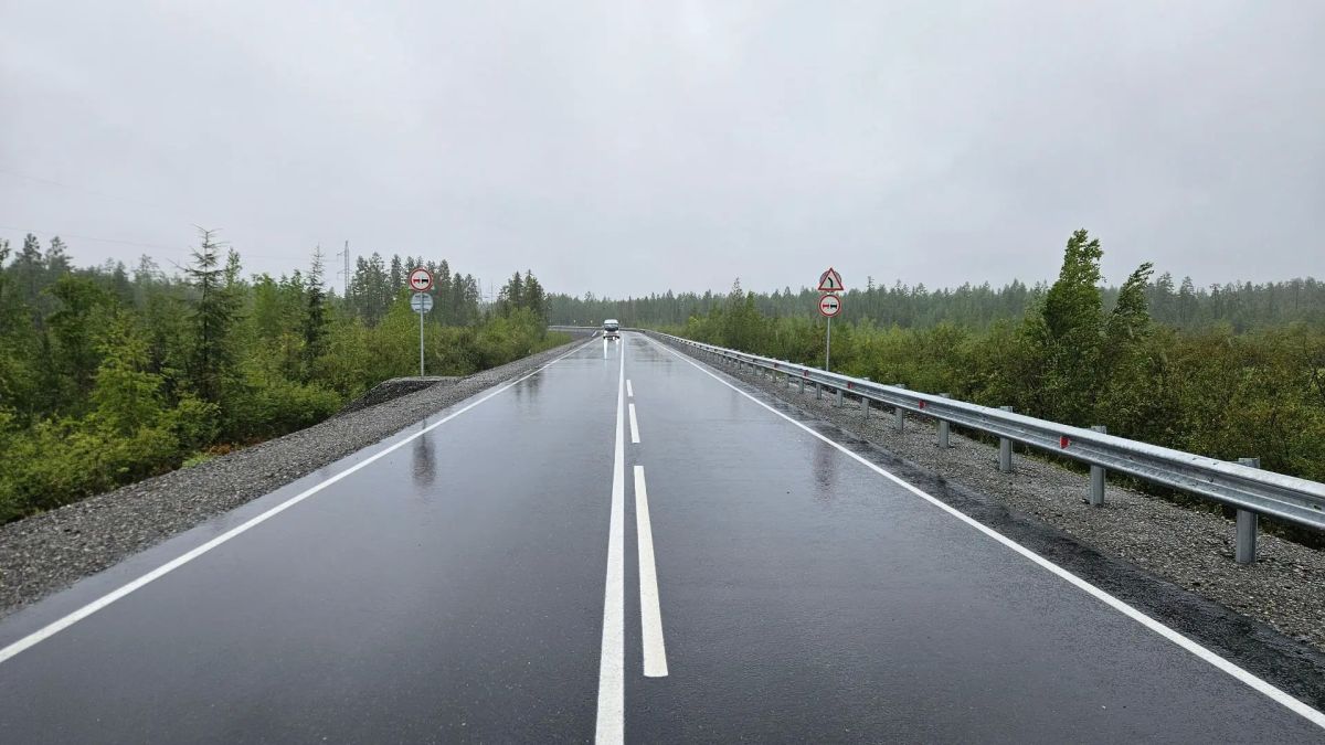 Томпонском районе Якутии отремонтирован 13-километровый участок федеральной трассы Р-504 «Колыма» Томпонском районе Якутии отремонтирован 13-километровый участок федеральной трассы Р-504 «Колыма»