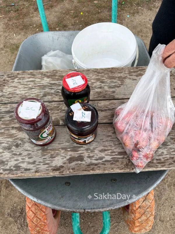 Цены в Якутске. Стихийная торговля у дороги: 1200 грибы, 350 картошка Цены в Якутске. Стихийная торговля у дороги: 1200 грибы, 350 картошка