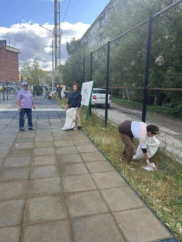 Масштабный субботник в Центральном округе Масштабный субботник в Центральном округе