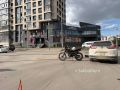 Очередная авария с участием мотоцикла