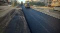 На улице Ойунского г. Якутска начались работы по укладке нижнего слоя асфальтобетонного покрытия