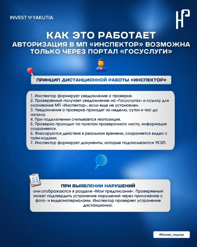 БИЗНЕС-НАДЗОР: главный помощник в бизнесе – мобильное приложение "Инспектор" БИЗНЕС-НАДЗОР: главный помощник в бизнесе – мобильное приложение "Инспектор"