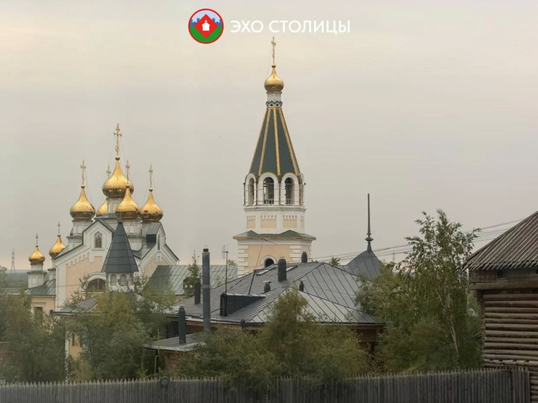 В Якутске задымление из-за лесных пожаров на северо-западе республики