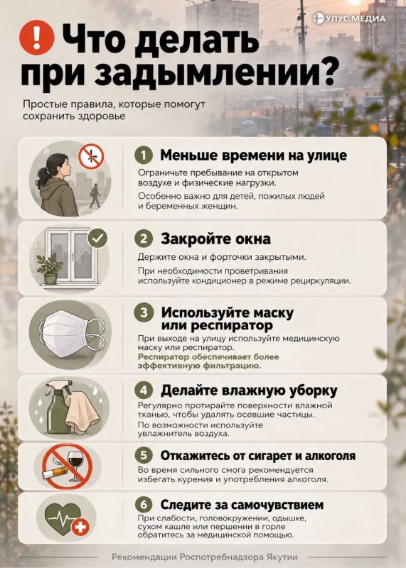 В Якутске зафиксировано превышение ПДК по мелкодисперсным частицам
