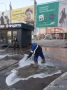 ТЦ «СахаЭкспоЦентр» навёл порядок на прилегающей территории