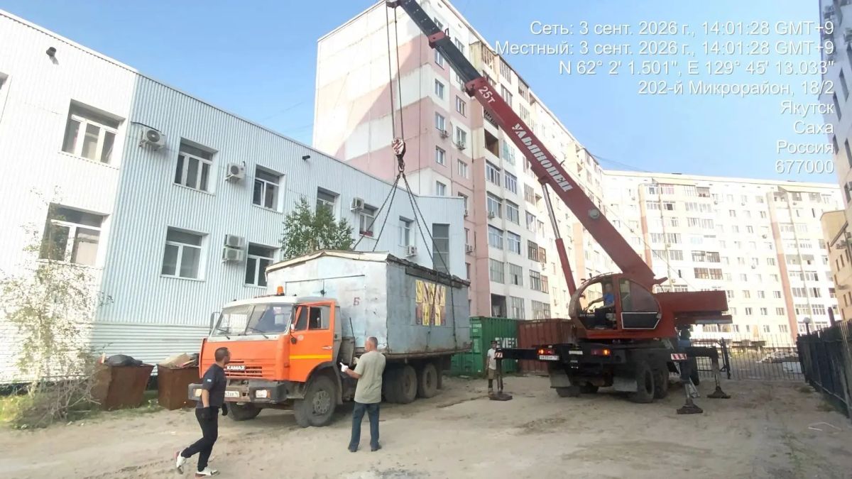 В Губинском округе начался вывоз неправомерно размещенных крупногабаритных объектов
