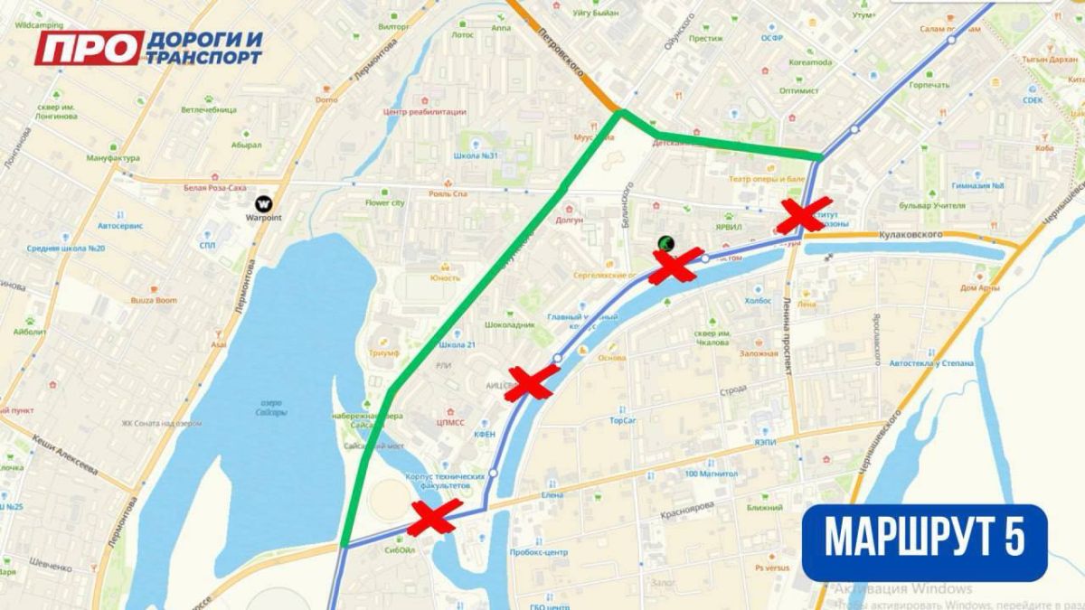 Публикуем схемы объезда маршрутов по ул. Дежнева Публикуем схемы объезда маршрутов по ул. Дежнева