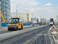Началось асфальтирование улицы Дежнева в районе Арктического центра эпоса