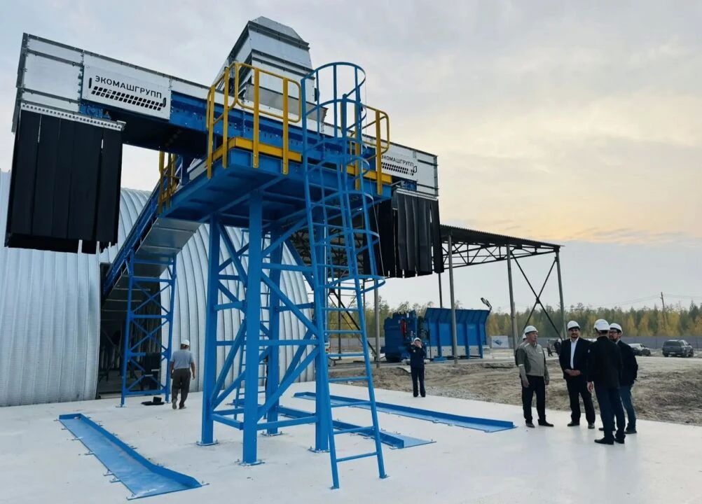 Готовность комплекса по обработке ТКО в Якутске достигла 90%