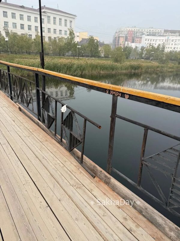 #пишут Мост над Теплым озером в плачевном состоянии
