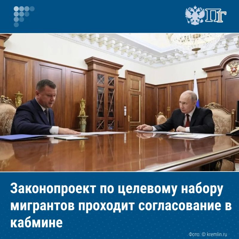 Законопроект о целевом организованном наборе иностранных граждан для трудоустройства находится на согласовании в Правительстве России