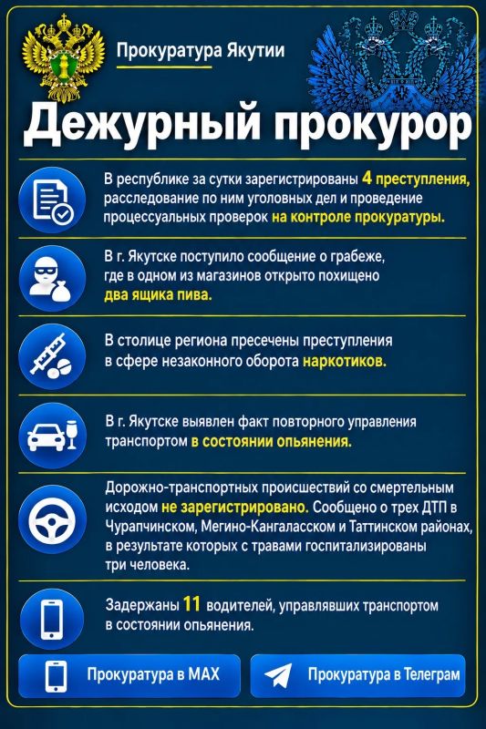 ! Дежурный прокурор
