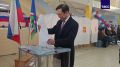 Глава Якутии Айсен Николаев принял участие в голосовании на выборах депутатов в Госдуму