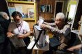 100-летний ветеран Великой Отечественной войны Николай Афанасьев проголосовал за Россию