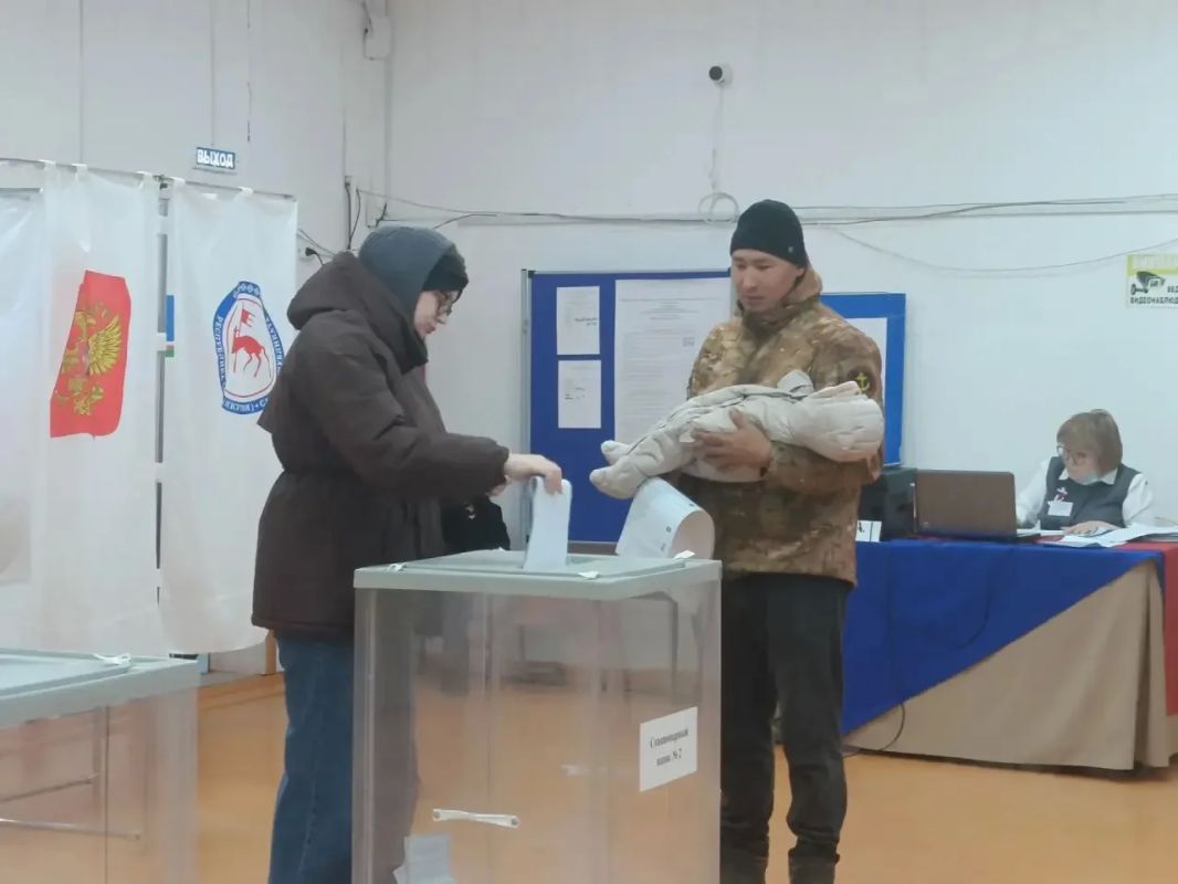 Семейный день на избирательном участке