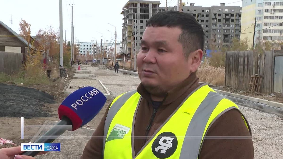 Порядка семи километров дорог ремонтируют в Якутске