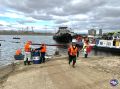 В Якутске прошли учения по ликвидации разлива нефтепродуктов на реке