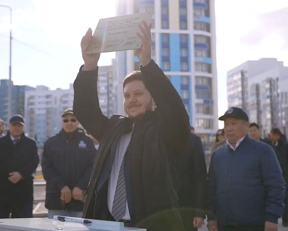 Дан старт строительству пристроя к школе в 203 микрорайоне Дан старт строительству пристроя к школе в 203 микрорайоне