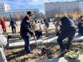 Сергей Августович Сюльский, председатель комиссии Общественной палаты РС(Я) по развитию сельского хозяйства, АПК, вопросам Арктики и кмнс, член Союза театральных деятелей РС(Я) принял участие в акции по посадке яблонь перед...