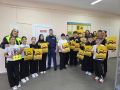 В рамках Всероссийской недели безопасности дорожного движения 28 сентября 2026 года на школьной линейке в МБОУ «СОШ N5 п.Ленинский» г. Алдан прошла встреча сотрудниками Госавтоинспекции