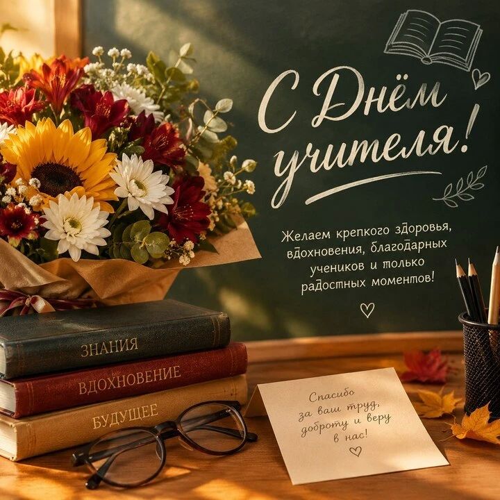 С Днём учителя! Учуутал кннэн!