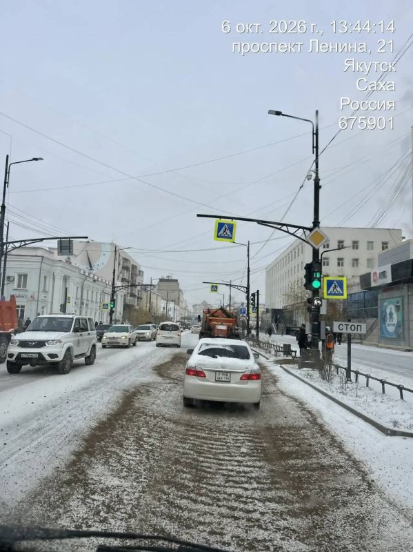 Работы по подсыпке центральных улиц Работы по подсыпке центральных улиц
