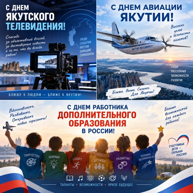 С профессиональными праздниками!