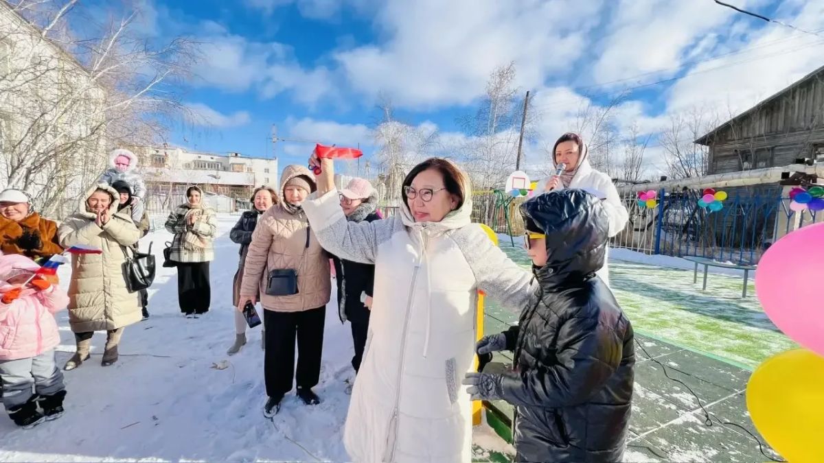 Спортивно-патриотическую площадку открыли в саду «Улыбка» по ППМИ Спортивно-патриотическую площадку открыли в саду «Улыбка» по ППМИ