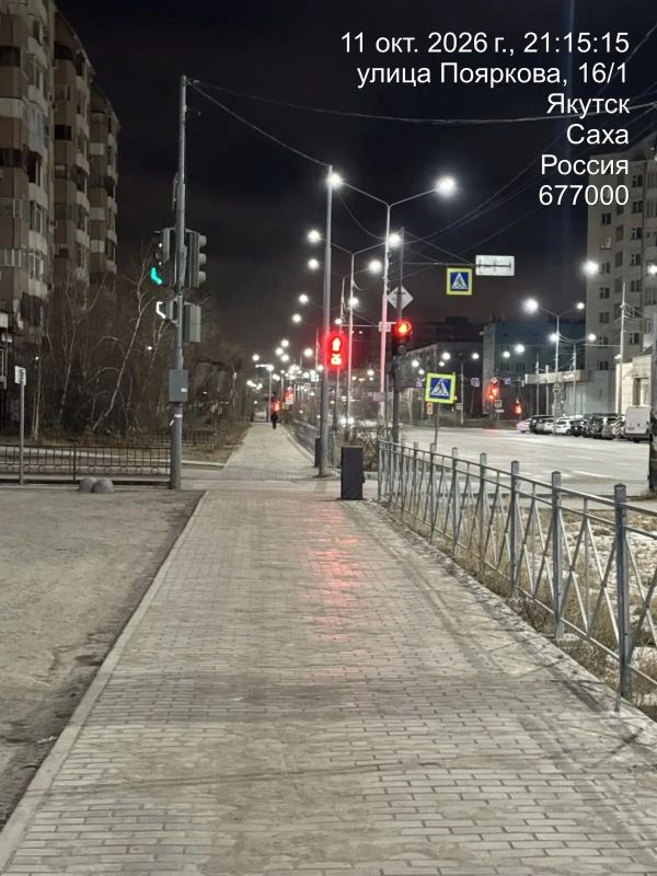 Ночная уборка общественных тротуаров Ночная уборка общественных тротуаров