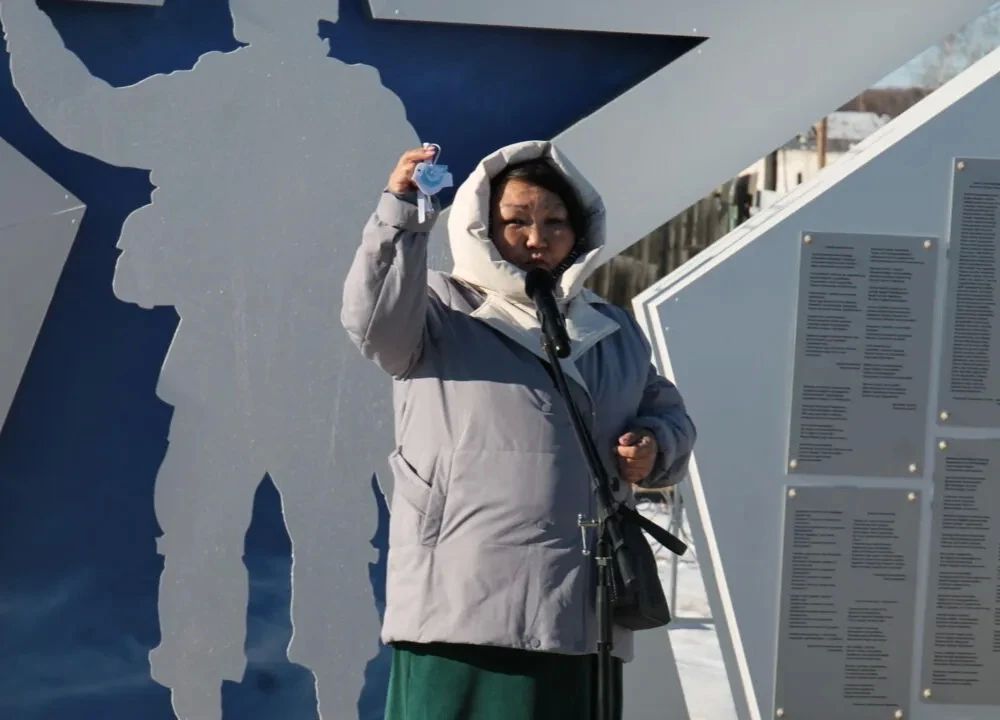 В Таттинском районе открылся сквер, посвященный воинам Отечества