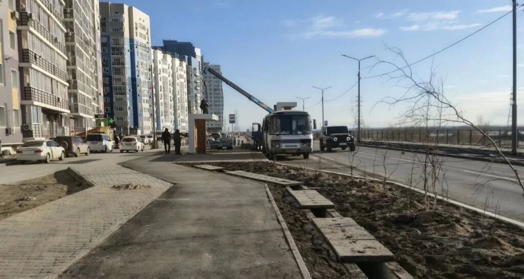 В Якутске завершают строительство улицы Ефимова