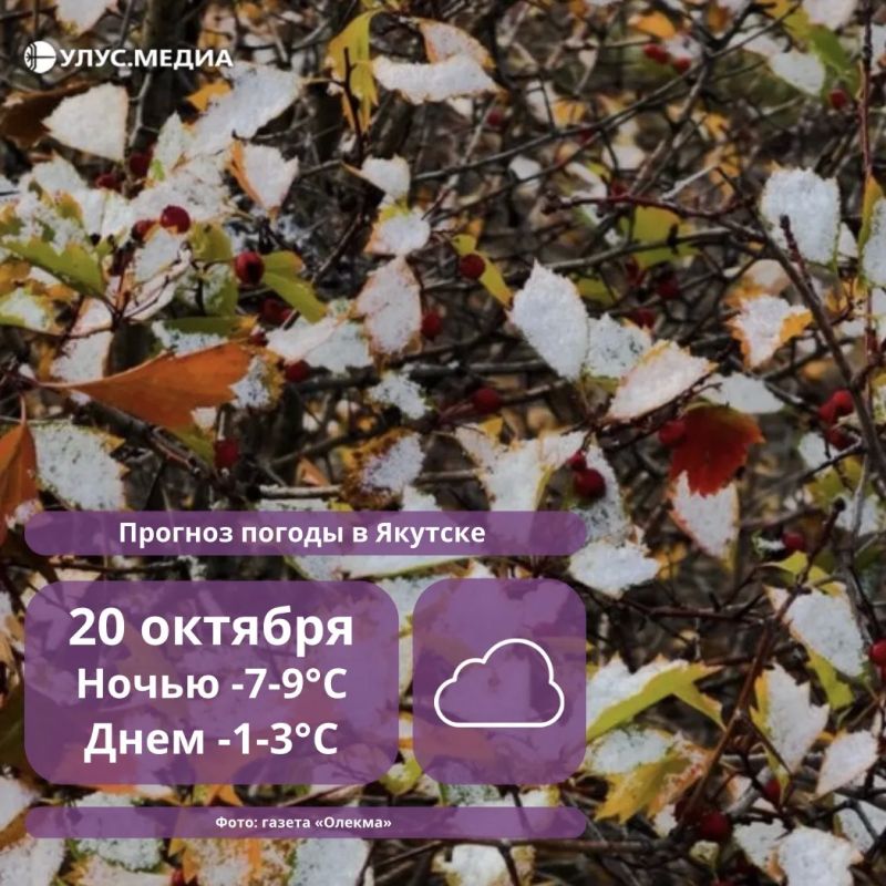 Арктическое побережье Якутии накроют метели: о погоде на 20 октября