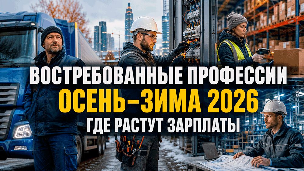 Работодатели конкурируют за кадры: какие профессии особенно востребованы осенью и зимой 2026 года