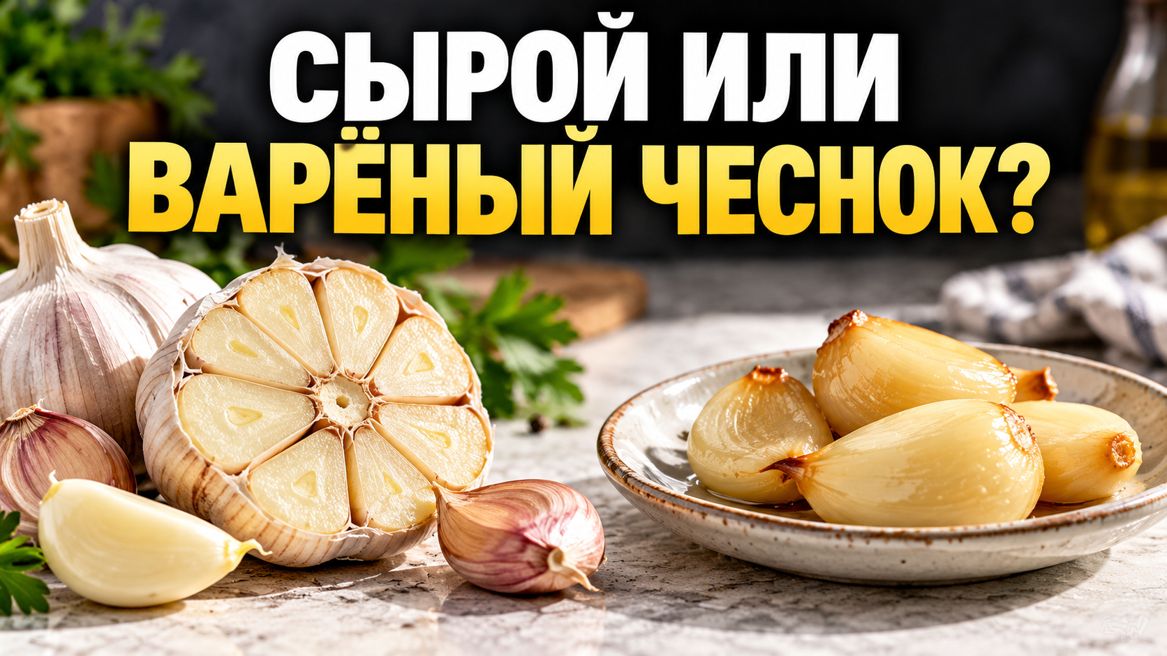 Сырой или варёный чеснок: что действительно полезнее для сосудов
